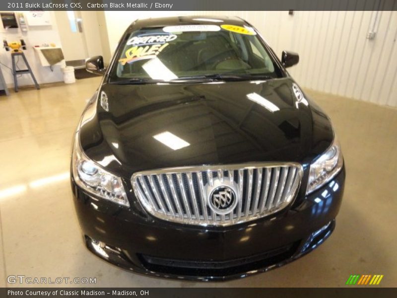 Carbon Black Metallic / Ebony 2011 Buick LaCrosse CXS