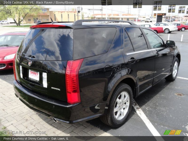 Black Raven / Ebony/Ebony 2009 Cadillac SRX V6