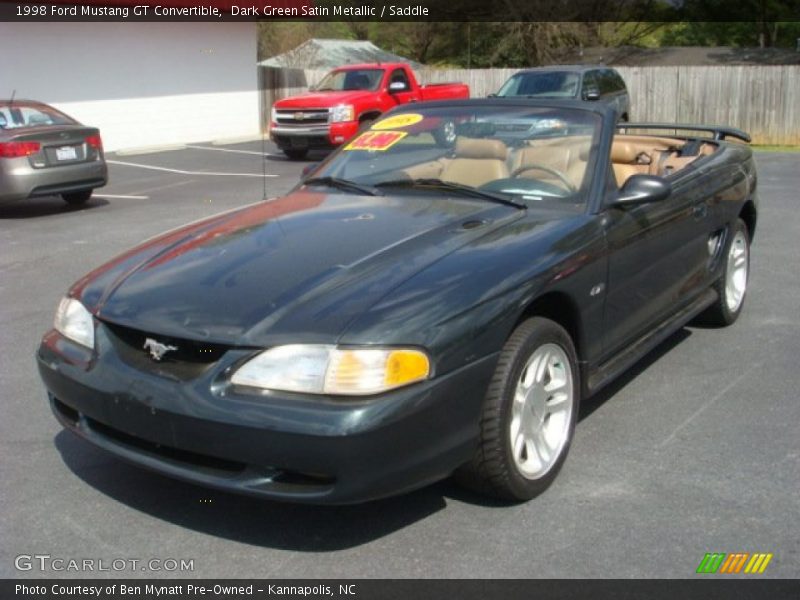 Front 3/4 View of 1998 Mustang GT Convertible