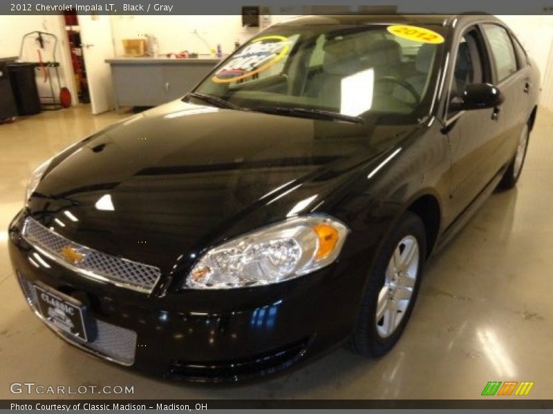 Black / Gray 2012 Chevrolet Impala LT