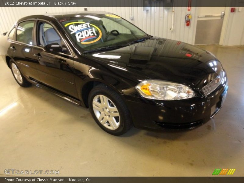 Black / Gray 2012 Chevrolet Impala LT