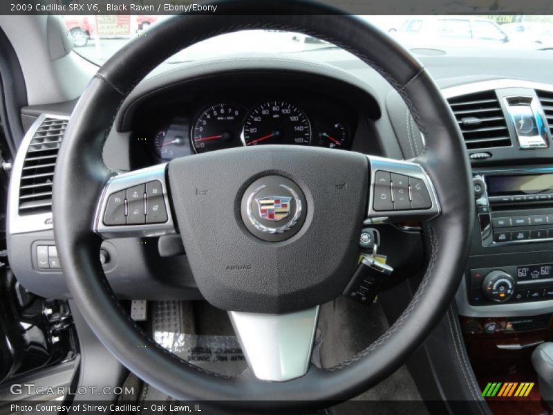 Black Raven / Ebony/Ebony 2009 Cadillac SRX V6