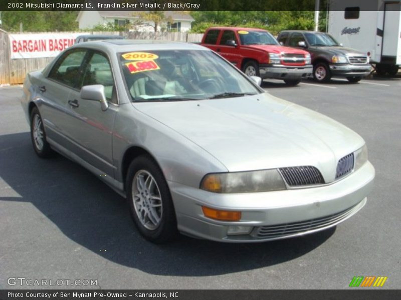 Franklin Silver Metallic / Black/Gray 2002 Mitsubishi Diamante LS