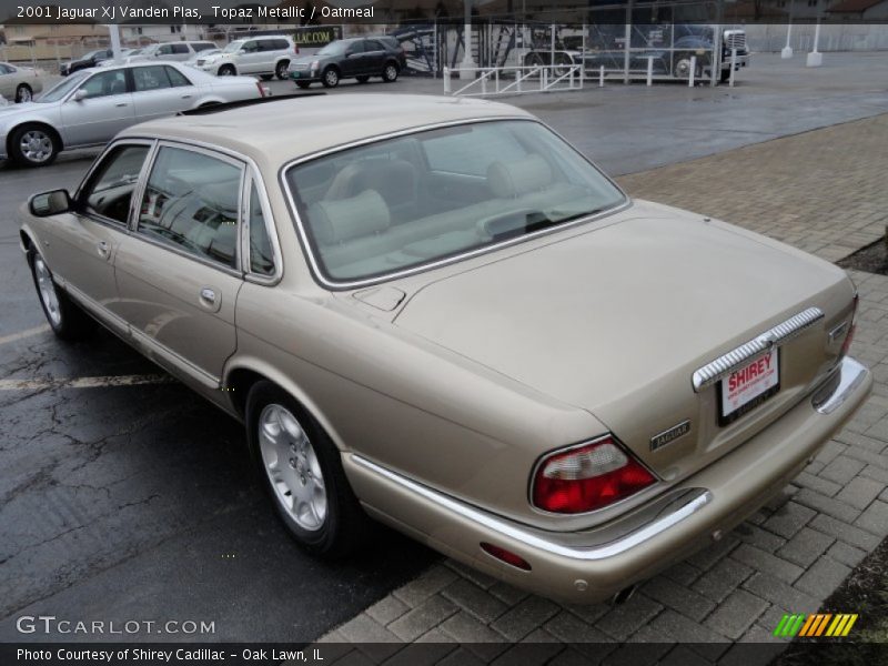 Topaz Metallic / Oatmeal 2001 Jaguar XJ Vanden Plas