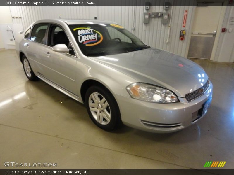 Silver Ice Metallic / Ebony 2012 Chevrolet Impala LT