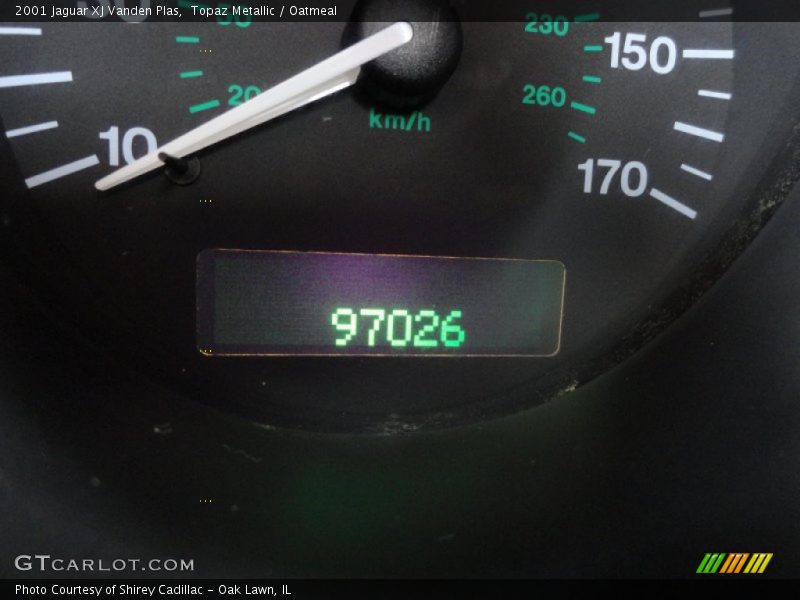 Topaz Metallic / Oatmeal 2001 Jaguar XJ Vanden Plas