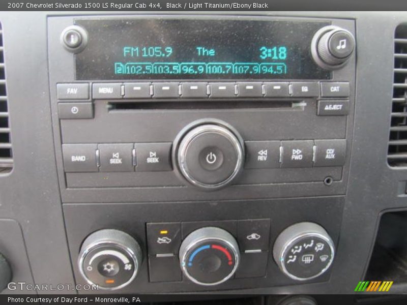 Black / Light Titanium/Ebony Black 2007 Chevrolet Silverado 1500 LS Regular Cab 4x4
