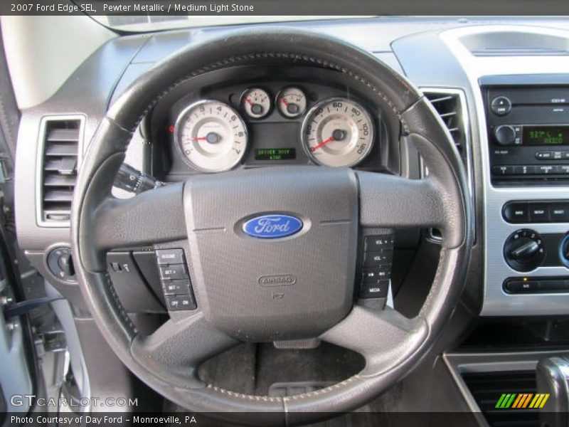 Pewter Metallic / Medium Light Stone 2007 Ford Edge SEL