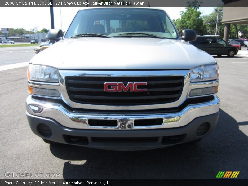 Silver Birch Metallic / Pewter 2006 GMC Sierra 1500 SLT Z71 Crew Cab 4x4
