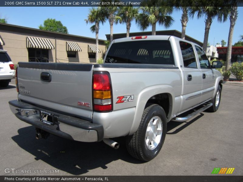 Silver Birch Metallic / Pewter 2006 GMC Sierra 1500 SLT Z71 Crew Cab 4x4