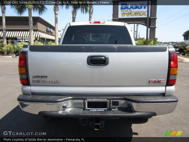 Silver Birch Metallic / Pewter 2006 GMC Sierra 1500 SLT Z71 Crew Cab 4x4