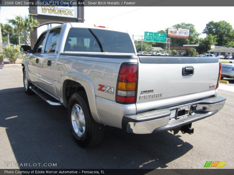 Silver Birch Metallic / Pewter 2006 GMC Sierra 1500 SLT Z71 Crew Cab 4x4