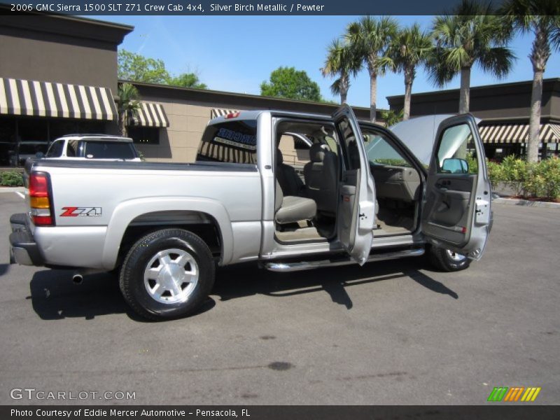 Silver Birch Metallic / Pewter 2006 GMC Sierra 1500 SLT Z71 Crew Cab 4x4