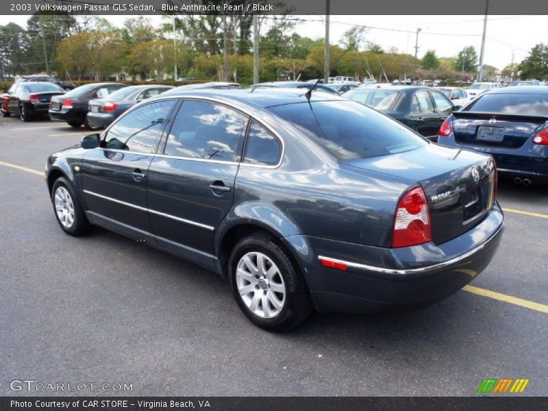 Blue Anthracite Pearl / Black 2003 Volkswagen Passat GLS Sedan