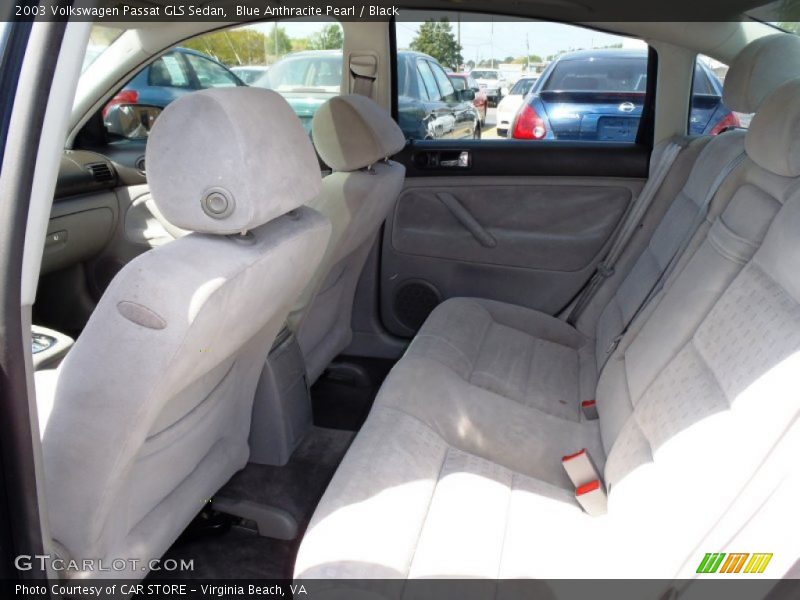 Blue Anthracite Pearl / Black 2003 Volkswagen Passat GLS Sedan