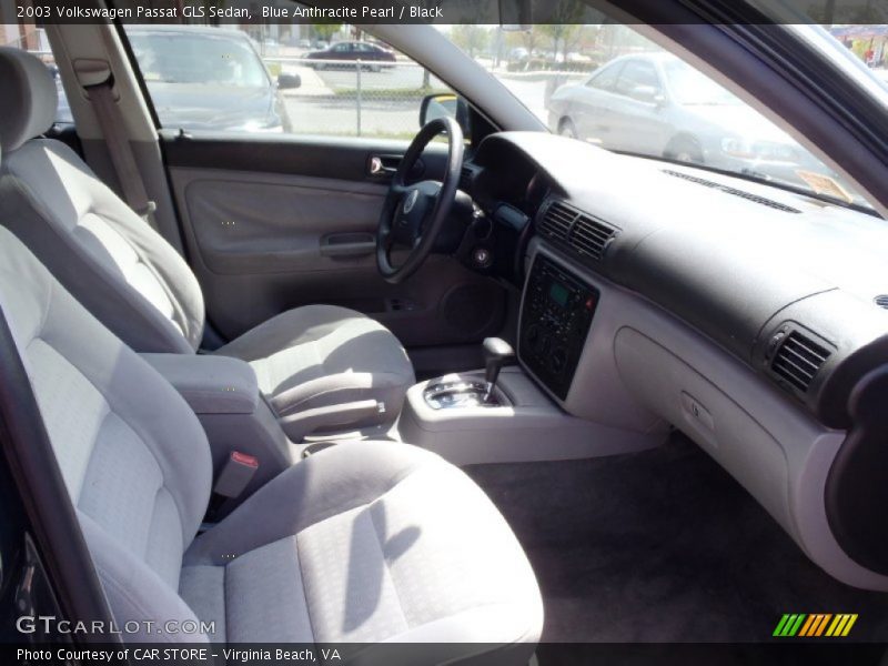 Blue Anthracite Pearl / Black 2003 Volkswagen Passat GLS Sedan