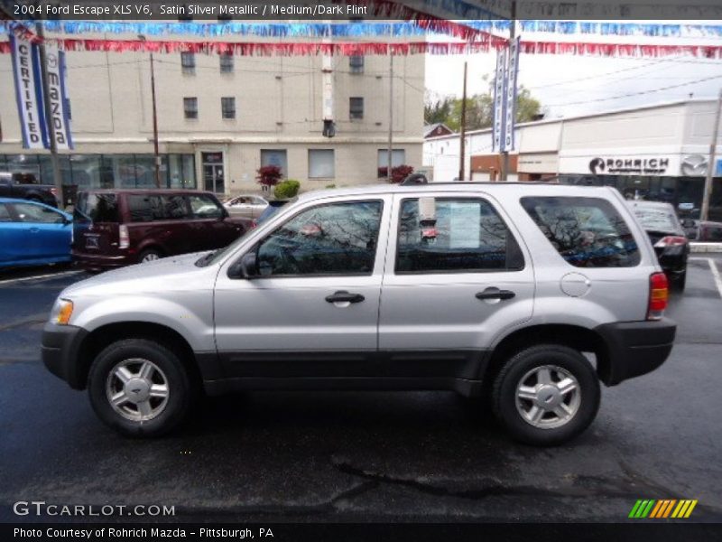 Satin Silver Metallic / Medium/Dark Flint 2004 Ford Escape XLS V6