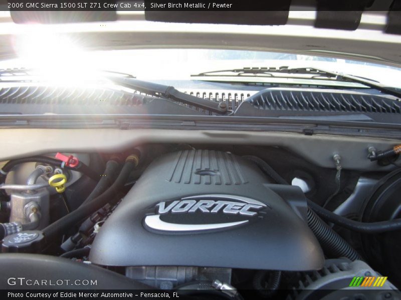 Silver Birch Metallic / Pewter 2006 GMC Sierra 1500 SLT Z71 Crew Cab 4x4