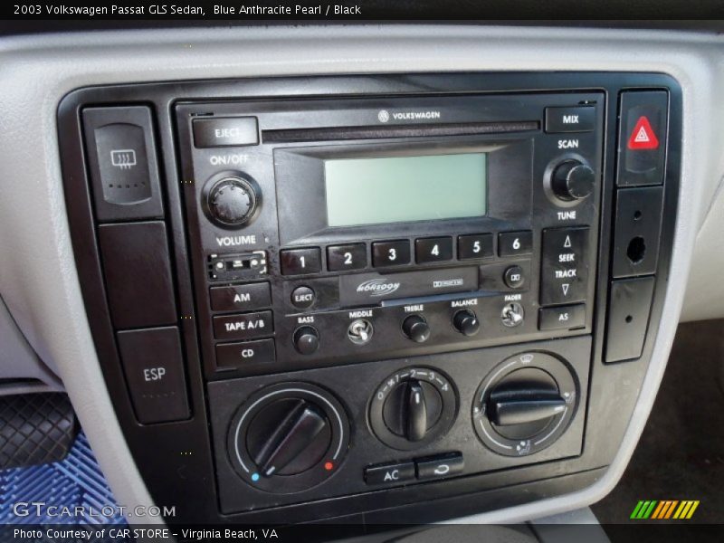 Blue Anthracite Pearl / Black 2003 Volkswagen Passat GLS Sedan