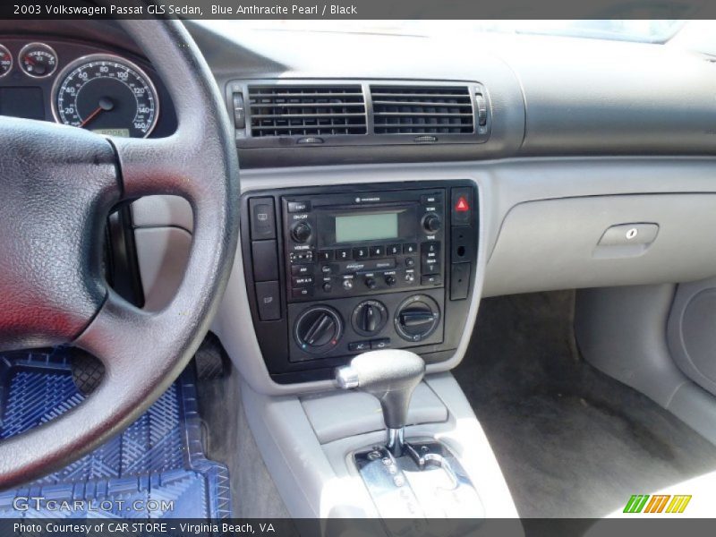 Blue Anthracite Pearl / Black 2003 Volkswagen Passat GLS Sedan