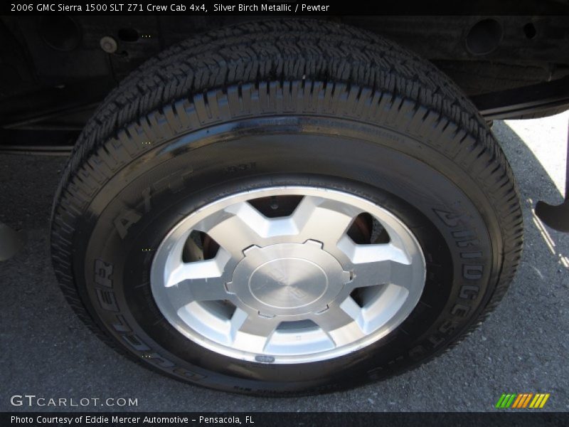 Silver Birch Metallic / Pewter 2006 GMC Sierra 1500 SLT Z71 Crew Cab 4x4