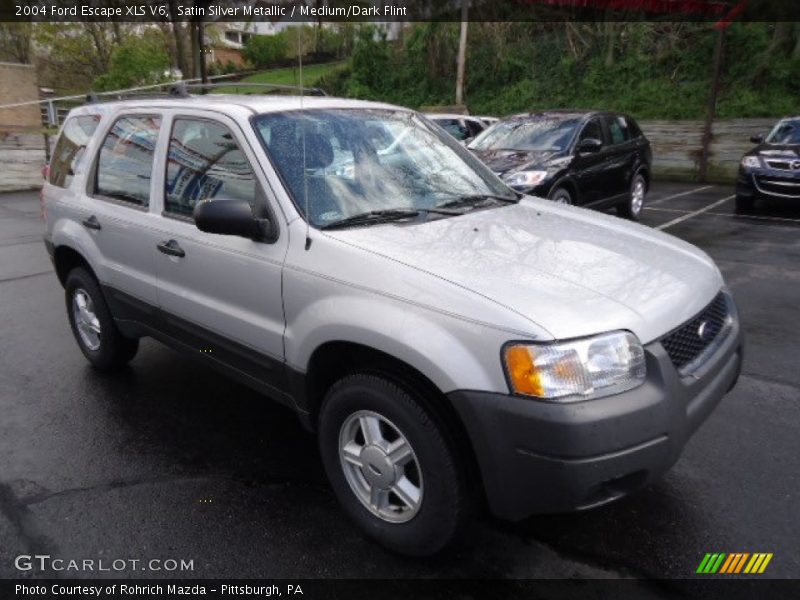 Satin Silver Metallic / Medium/Dark Flint 2004 Ford Escape XLS V6