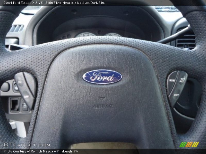 Satin Silver Metallic / Medium/Dark Flint 2004 Ford Escape XLS V6