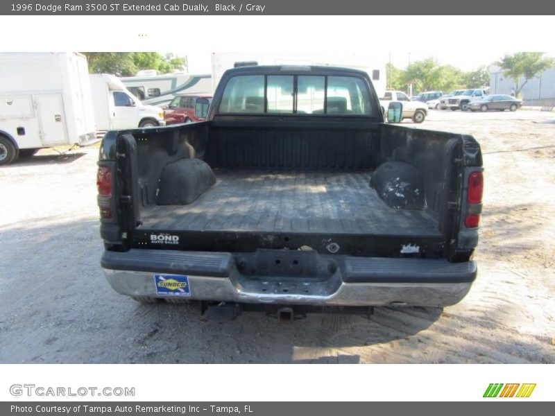 Black / Gray 1996 Dodge Ram 3500 ST Extended Cab Dually