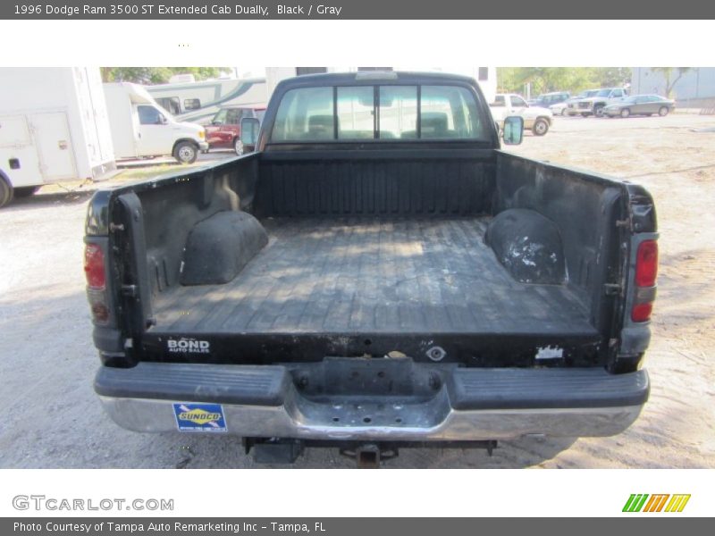 Black / Gray 1996 Dodge Ram 3500 ST Extended Cab Dually