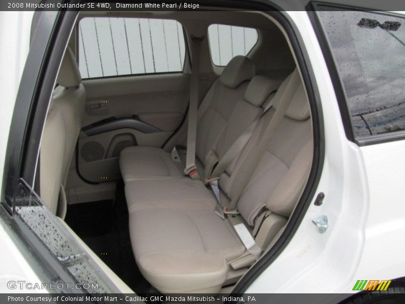  2008 Outlander SE 4WD Beige Interior