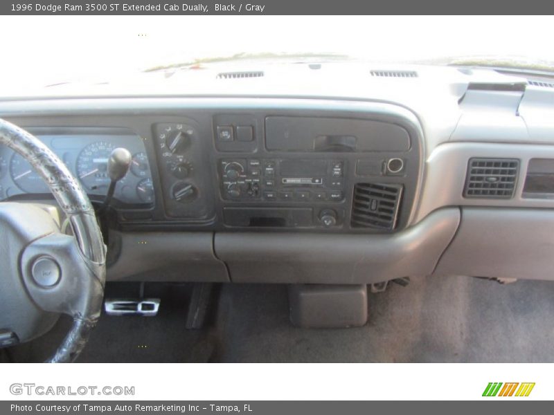 Black / Gray 1996 Dodge Ram 3500 ST Extended Cab Dually