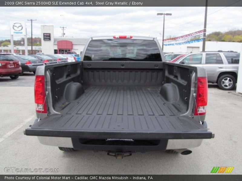 Steel Gray Metallic / Ebony 2009 GMC Sierra 2500HD SLE Extended Cab 4x4