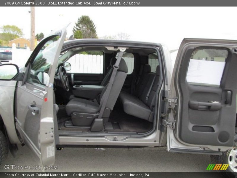 Steel Gray Metallic / Ebony 2009 GMC Sierra 2500HD SLE Extended Cab 4x4