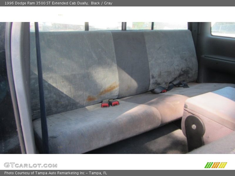 Black / Gray 1996 Dodge Ram 3500 ST Extended Cab Dually