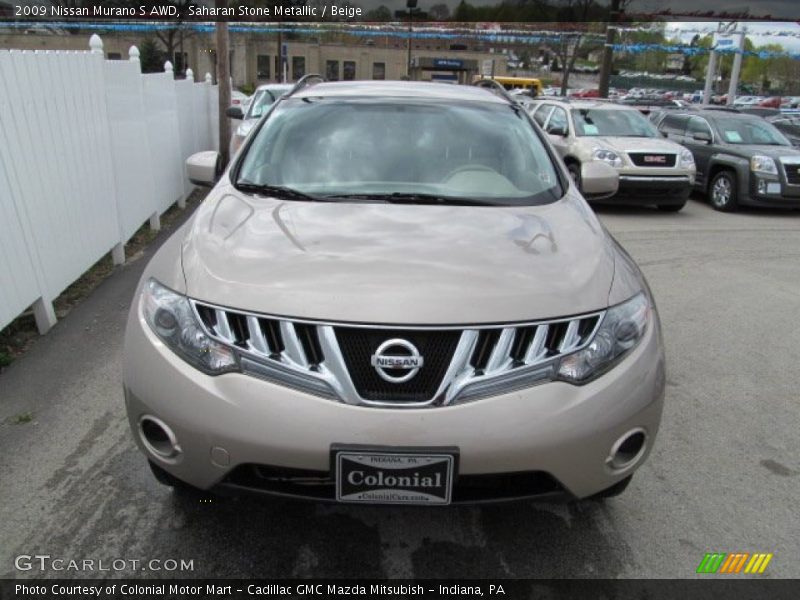 Saharan Stone Metallic / Beige 2009 Nissan Murano S AWD