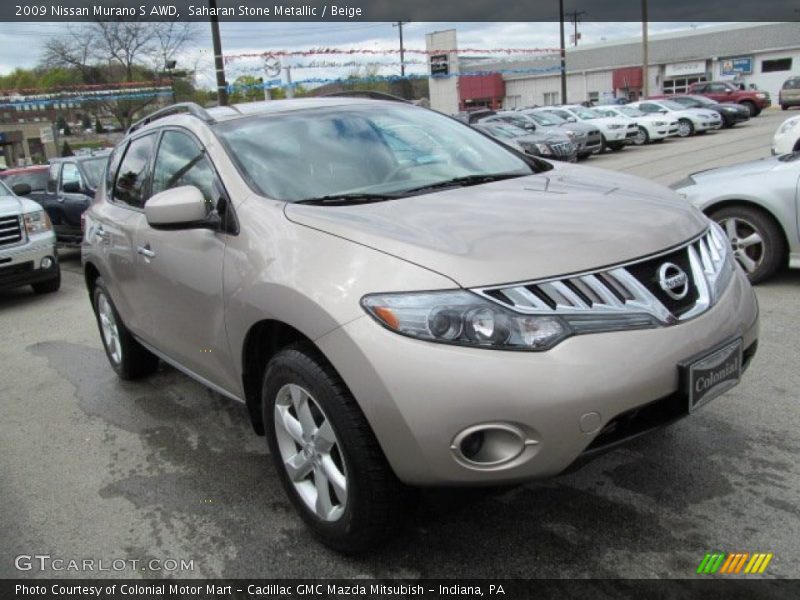 Saharan Stone Metallic / Beige 2009 Nissan Murano S AWD