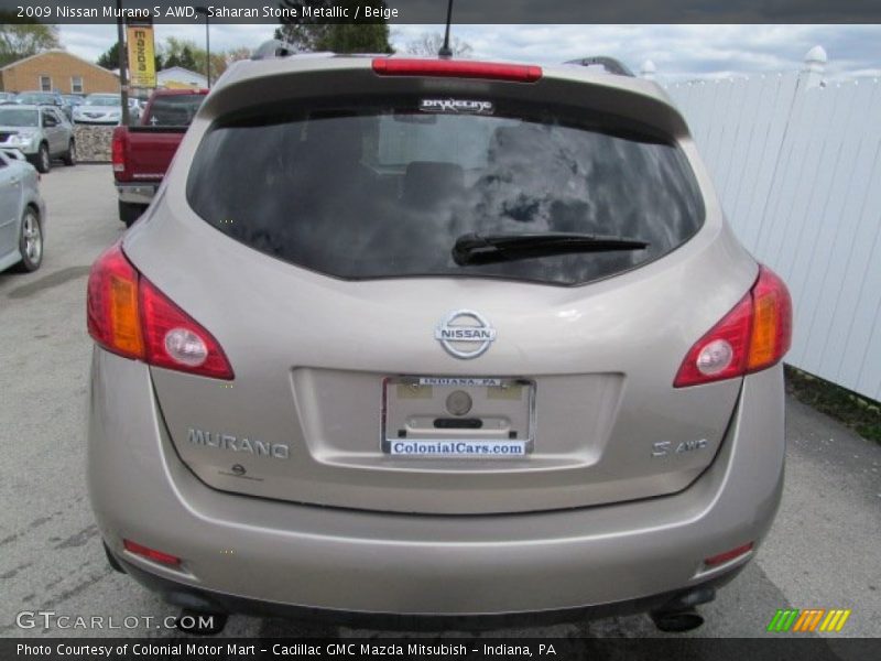 Saharan Stone Metallic / Beige 2009 Nissan Murano S AWD