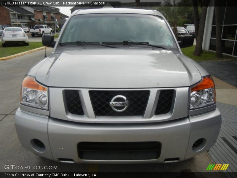 Radiant Silver / Charcoal 2008 Nissan Titan XE Crew Cab