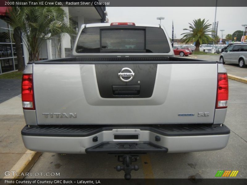 Radiant Silver / Charcoal 2008 Nissan Titan XE Crew Cab