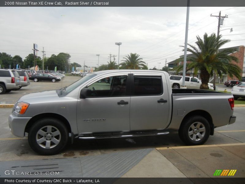 Radiant Silver / Charcoal 2008 Nissan Titan XE Crew Cab