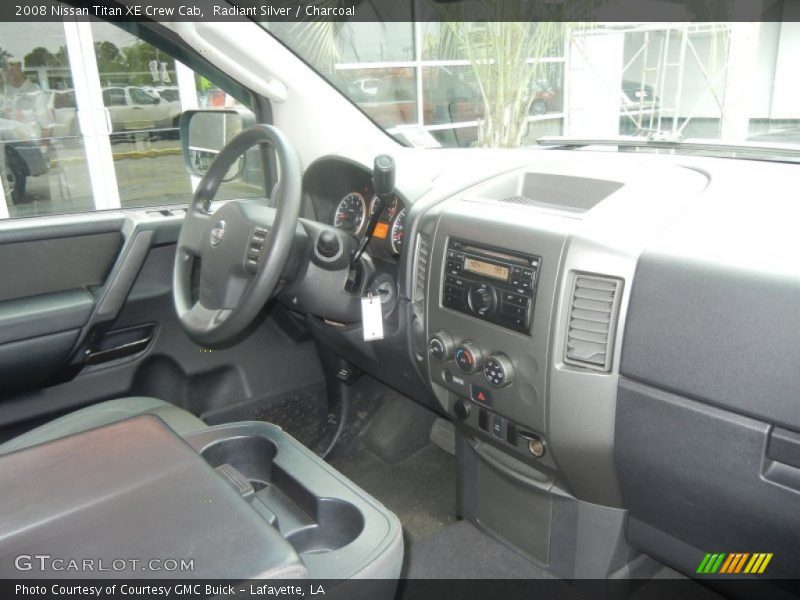 Radiant Silver / Charcoal 2008 Nissan Titan XE Crew Cab