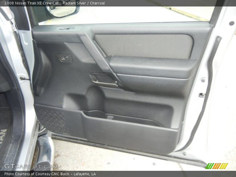 Radiant Silver / Charcoal 2008 Nissan Titan XE Crew Cab