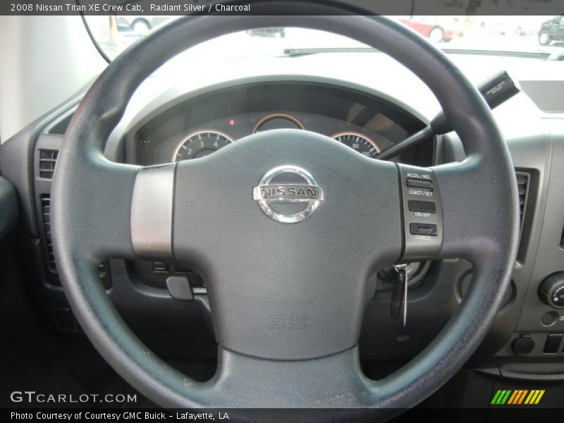Radiant Silver / Charcoal 2008 Nissan Titan XE Crew Cab