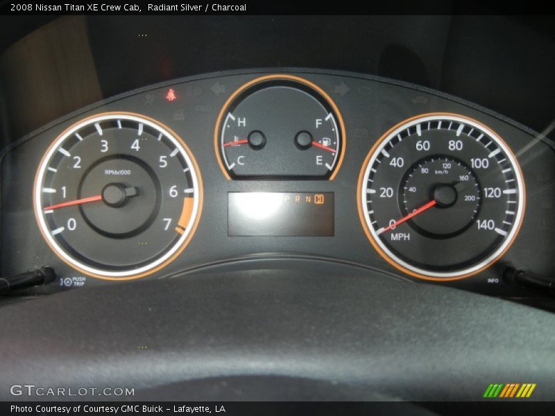 Radiant Silver / Charcoal 2008 Nissan Titan XE Crew Cab