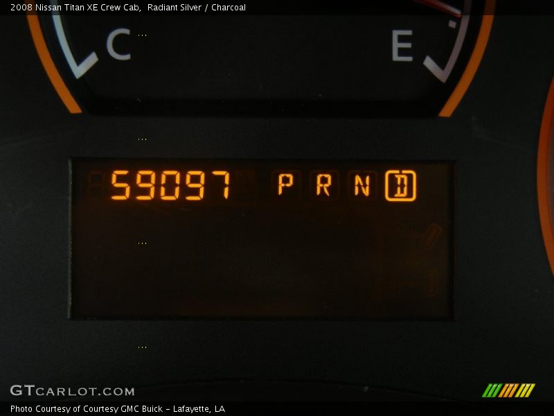 Radiant Silver / Charcoal 2008 Nissan Titan XE Crew Cab