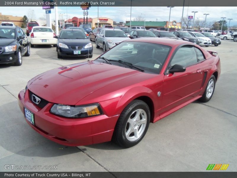 Redfire Metallic / Dark Charcoal 2004 Ford Mustang V6 Coupe