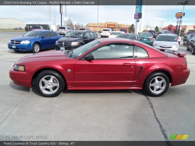 Redfire Metallic / Dark Charcoal 2004 Ford Mustang V6 Coupe