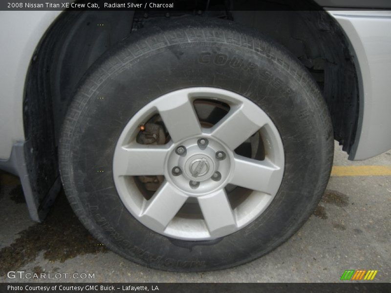 Radiant Silver / Charcoal 2008 Nissan Titan XE Crew Cab