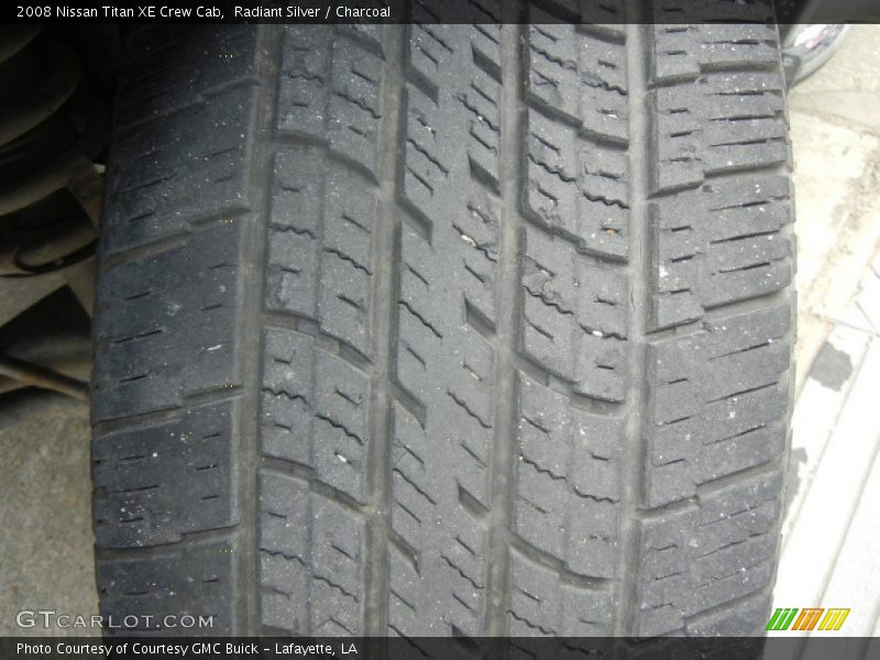 Radiant Silver / Charcoal 2008 Nissan Titan XE Crew Cab
