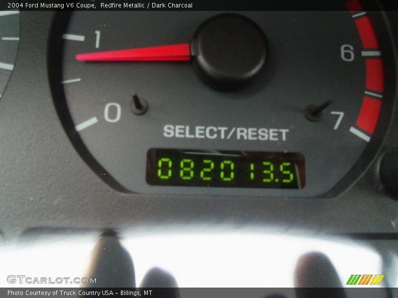 Redfire Metallic / Dark Charcoal 2004 Ford Mustang V6 Coupe